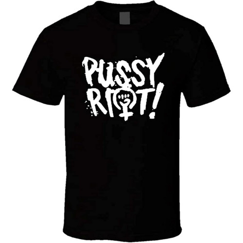 Pussy Riot Punk Rock T-Shirt Graphic Printed Top Tee for Men Pussy Riot Punk Rock T-Shirt Graphic Printed Top Tee for Men
