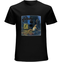 YXIAOJ Vems NWT Mortician Chainsaw Dismemberment American Grindcore Metal Logo T-Shirt
