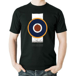 Flyingraphics Aviation Themed Mens T Shirt Overlord Invasion Stripes Insignia