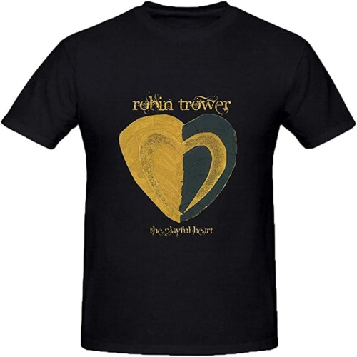 Robin Trower The Playful Heart Custom Mens T Shirts Design Round Neck Robin Trower The Playful Heart Custom Mens T Shirts Design Round Neck