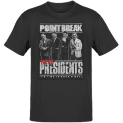 Point Break EX Presidents Fan Art Film Movie Funny Parody Christmas T Shirt 1