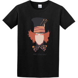 YXIAOJ Johnny Depp Mad Hatter T-Shirt Graphic Top Printed Shirt for Mens YXIAOJ Johnny Depp Mad Hatter T-Shirt Graphic Top Printed Shirt for Mens