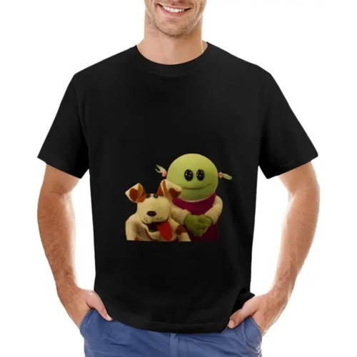 Nanalan and Dog T-Shirt Vintage Cute Tops Black t-Shirts for Men Nanalan and Dog T-Shirt Vintage Cute Tops Black t-Shirts for Men