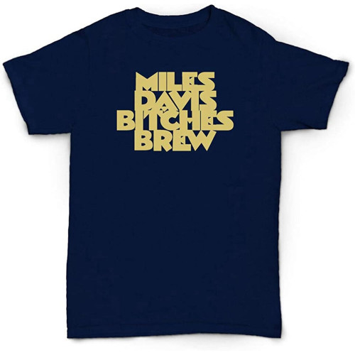 Miles Davis Mens T Shirt Bitches Brew Free Jazz Rare Vinyl