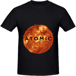 YXIAOJ Mogwai Atomic Roll Mens Crew Neck Art Shirt
