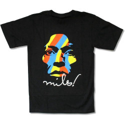 Miles Davis Colors Face Image Mens T Shirt