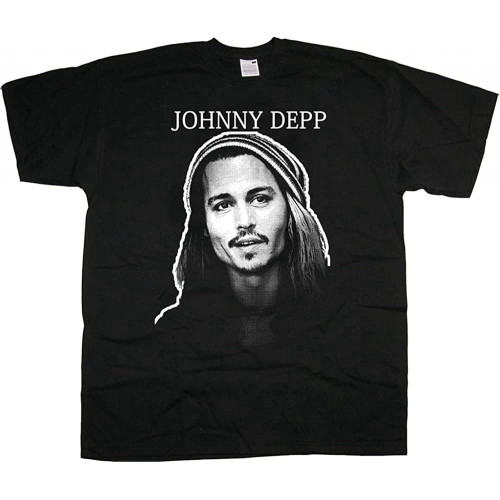 Revolution Tees Mens Johnny Depp Tee T Shirt Top Clothing Revolution Tees Mens Johnny Depp Tee T Shirt Top Clothing