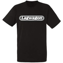 Lagwagon Logo Black T Shirt Men Shirt Rock Band Tee Music