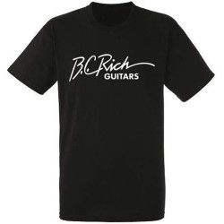 Bc Rich Guitars Logo Black T Shirt Men Shirt Rock Band Tee Music Bc Rich Guitars Logo Black T Shirt Men Shirt Rock Band Tee Music