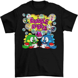 Bubble Bobble Mens T-Shirt Unisex Adult Cotton Funny Sizes NES Retro 90s 8-bit New Short-Sleeved Shirt Black Bubble Bobble Mens T-Shirt Unisex Adult Cotton Funny Sizes NES Retro 90s 8-bit New Short-Sleeved Shirt Black
