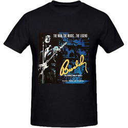 Buddy Holly Story Mens T Shirts Design Round Neck Black Buddy Holly Story Mens T Shirts Design Round Neck Black