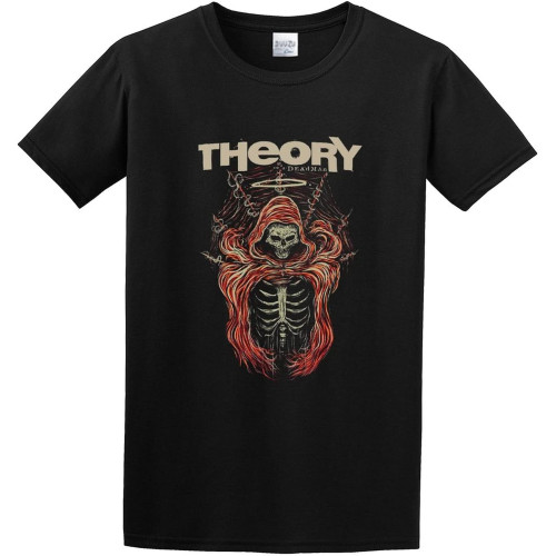 Men's Classic Tshirt Theory of A Deadman Black Cotton Tee Men's Classic Tshirt Theory of A Deadman Black Cotton Tee