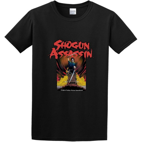 Shogun Assassin Movie Film Japanese Chinese Retro 80S Cool Casual Pride Black Cotton Tee Shogun Assassin Movie Film Japanese Chinese Retro 80S Cool Casual Pride Black Cotton Tee