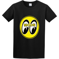 Mooneyes Moon Equipped Logo Black Cotton Tee Mooneyes Moon Equipped Logo Black Cotton Tee