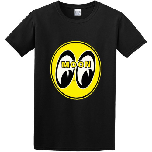 Mooneyes Moon Equipped Logo Black Cotton Tee Mooneyes Moon Equipped Logo Black Cotton Tee