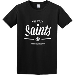 Saints Row Third Street Saints Black Cotton Tee Saints Row Third Street Saints Black Cotton Tee