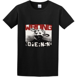 Nomeansno Wrong Vinyl Cd Cover Black Cotton Tee Nomeansno Wrong Vinyl Cd Cover Black Cotton Tee