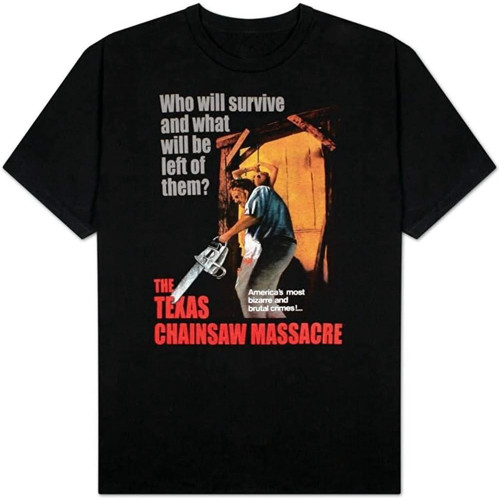 Texas Chainsaw Massacre Bizarre Brutal Crimes Mens T-Shirt Texas Chainsaw Massacre Bizarre Brutal Crimes Mens T-Shirt