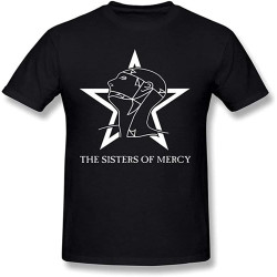 Seating-Jumping Mens The Sister of Mercy Logo T-Shirt Seating-Jumping Mens The Sister of Mercy Logo T-Shirt