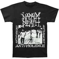 Napalm Death Mens Curse T-Shirt X Black