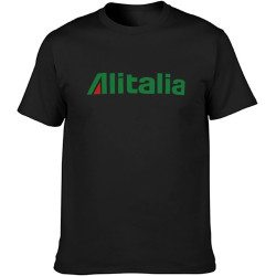 U-BASIC Alitalia Red Green Retro Italian Airline Unisex T-Shirt Black Mens Tops Casual T-Shirt Black U-BASIC Alitalia Red Green Retro Italian Airline Unisex T-Shirt Black Mens Tops Casual T-Shirt Black