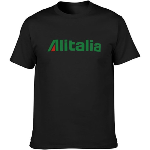 U-BASIC Alitalia Red Green Retro Italian Airline Unisex T-Shirt Black Mens Tops Casual T-Shirt Black U-BASIC Alitalia Red Green Retro Italian Airline Unisex T-Shirt Black Mens Tops Casual T-Shirt Black