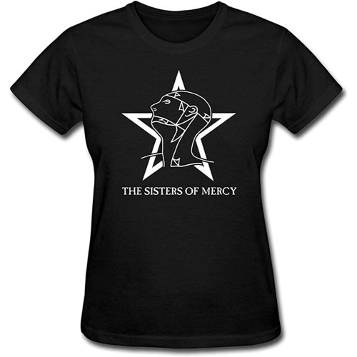 HOUKEEYUE Men's The Sister of Mercy (2) T ShirtBlack Men's HOUKEEYUE Men's The Sister of Mercy (2) T ShirtBlack Men's