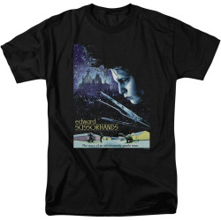 Edward Scissorhands Poster T-Shirt Black Edward Scissorhands Poster T-Shirt Black