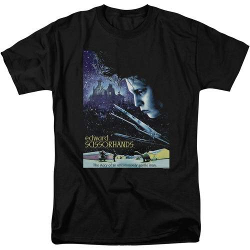 Edward Scissorhands Poster T-Shirt Black Edward Scissorhands Poster T-Shirt Black