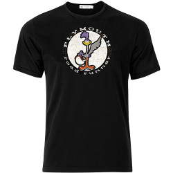 HOUKEEYUE Plymouth Road Runner - Graphic Cotton T Shirt Short & Long Sleeve Black HOUKEEYUE Plymouth Road Runner - Graphic Cotton T Shirt Short & Long Sleeve Black