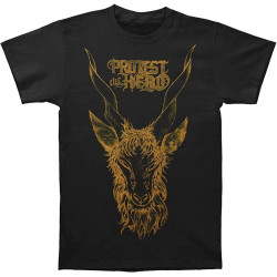 HOUKEEYUE Protest The Hero Men's Goat T Shirt Black Men's HOUKEEYUE Protest The Hero Men's Goat T Shirt Black Men's