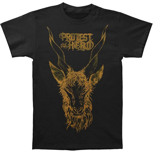 HOUKEEYUE Protest The Hero Men's Goat T Shirt Black Men's HOUKEEYUE Protest The Hero Men's Goat T Shirt Black Men's
