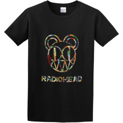 Radio Band Head Logo Unisex 100% Cotton Short-Sleeve T-Shirts Radio Band Head Logo Unisex 100% Cotton Short-Sleeve T-Shirts