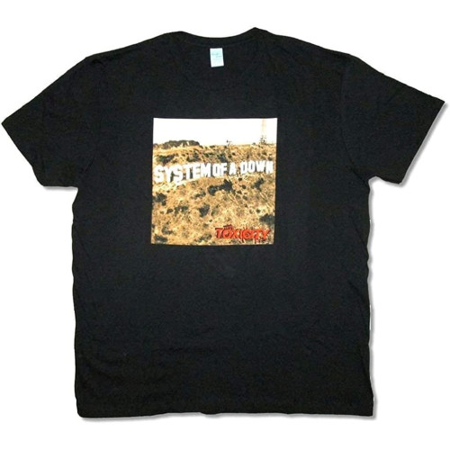 HOUKEEYUE Real Swag Inc Toxicity Black T Shirt SOAD HOUKEEYUE Real Swag Inc Toxicity Black T Shirt SOAD
