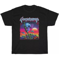 HOUKEEYUE Goosebumps The Beast from The East T-Shirt New Black