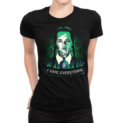 HOUKEEYUE I Hate Everything' T-Shirt Black Men's