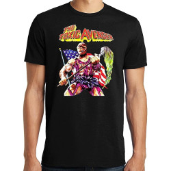 PubliciTeeZ Big and Tall The Toxic Avenger Horror Movie T-Shirt Black Men's PubliciTeeZ Big and Tall The Toxic Avenger Horror Movie T-Shirt Black Men's