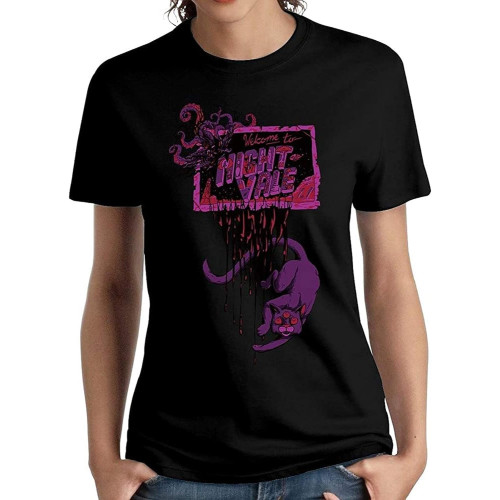 Men's Podcast Welcome to Night Vale Radio T-Shirt Graphic Unisex Black Tee S-3XL