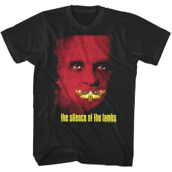 of The Lambs Movie Poster Men T Shirt Moth Lecter Horror Black of The Lambs Movie Poster Men T Shirt Moth Lecter Horror Black