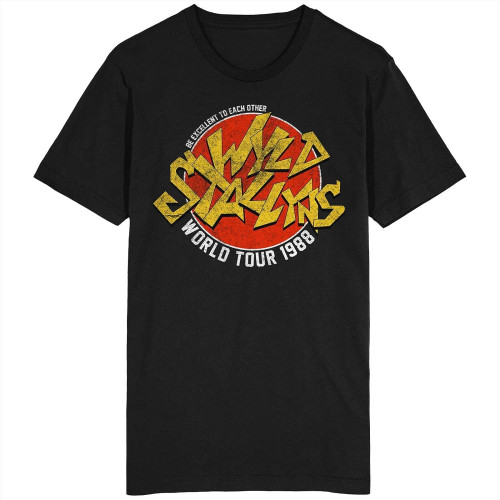 WYLD Stallyns T Shirt Be Excellent to Each Other Bill and Ted Keanu Reeves Black WYLD Stallyns T Shirt Be Excellent to Each Other Bill and Ted Keanu Reeves Black