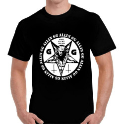Gg Allin Im Your Enemy Black Mens T-Shirt Men Rock Band Tee Shirt Gg Allin Im Your Enemy Black Mens T-Shirt Men Rock Band Tee Shirt