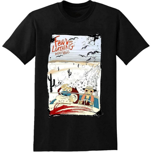 Ren and Stimpy Fear and Loathing in Las Vegas LSD Trip Mens T-Shirt Black Ren and Stimpy Fear and Loathing in Las Vegas LSD Trip Mens T-Shirt Black