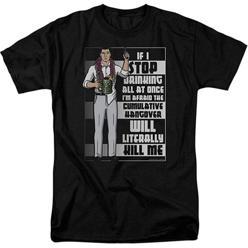 Archer TV Show Sterling Archer Killer Hangover Licensed Mens T-Shirt Archer TV Show Sterling Archer Killer Hangover Licensed Mens T-Shirt