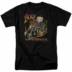 XIU CHUAN Boop On Wheel T Shirt Mens Cartoon Merchandise Motorcycle XIU CHUAN Boop On Wheel T Shirt Mens Cartoon Merchandise Motorcycle