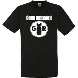 Good Riddance Logo Black Mens T-Shirt Men Rock Band Tee Shirt Good Riddance Logo Black Mens T-Shirt Men Rock Band Tee Shirt