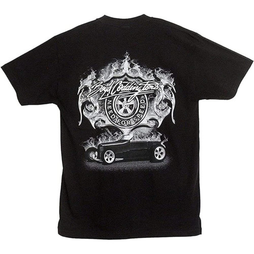 XIU CHUAN Boyd Coddington Men's Shirt Short Sleeves Black American Hot Rod -Need for Speed XIU CHUAN Boyd Coddington Men's Shirt Short Sleeves Black American Hot Rod -Need for Speed