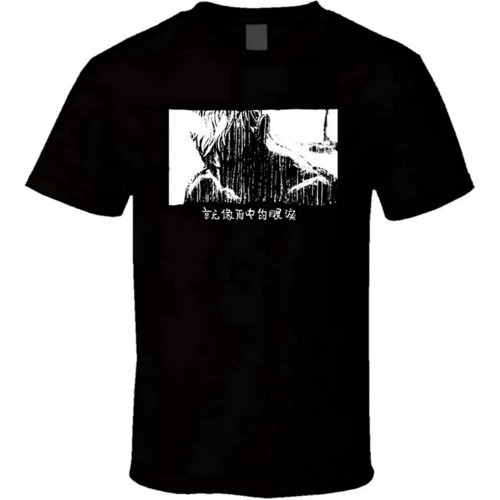 XIU CHUAN Blade Runner Tears in Rain retno Shirt Black White Tshirt Men's XIU CHUAN Blade Runner Tears in Rain retno Shirt Black White Tshirt Men's