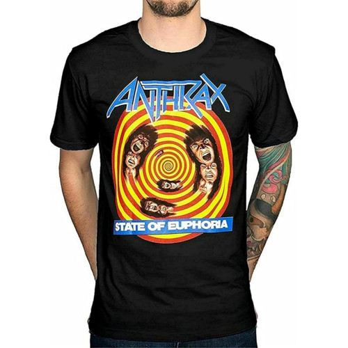 Anthrax-State-of-PHORIA Cotton Black Mens T-Shirt Anthrax-State-of-PHORIA Cotton Black Mens T-Shirt