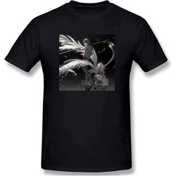 XIU CHUAN Angels of Death 3D Print Short Sleeve Fashion T Shirt for Men 100% Cotton