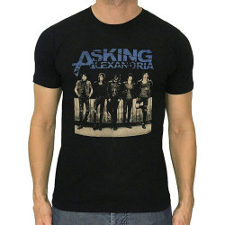 XIU CHUAN Asking Alexandria T-Shirt English Alcore Band Vintage Retro Men